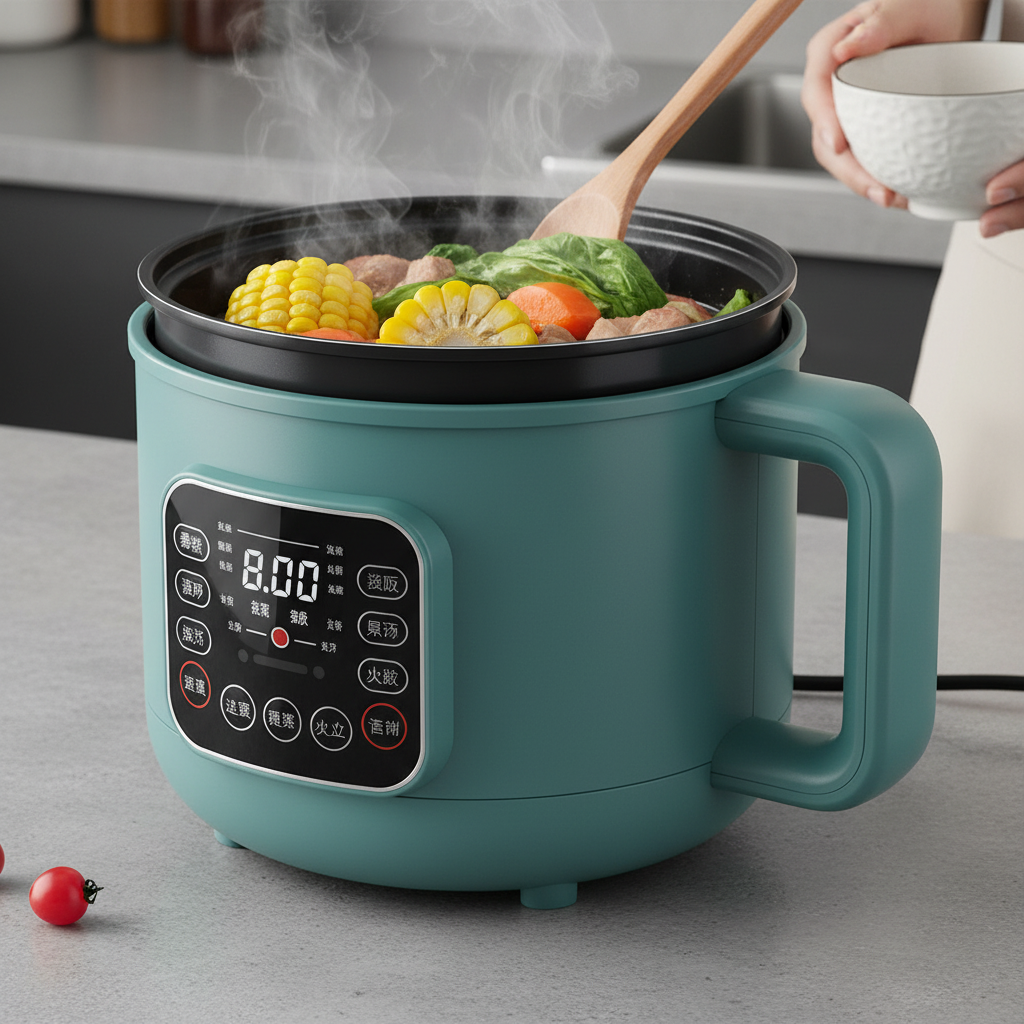 Hot Pot Electric Rice Cooker Non-stick Cooking Pot Electric Cooking Machine UK