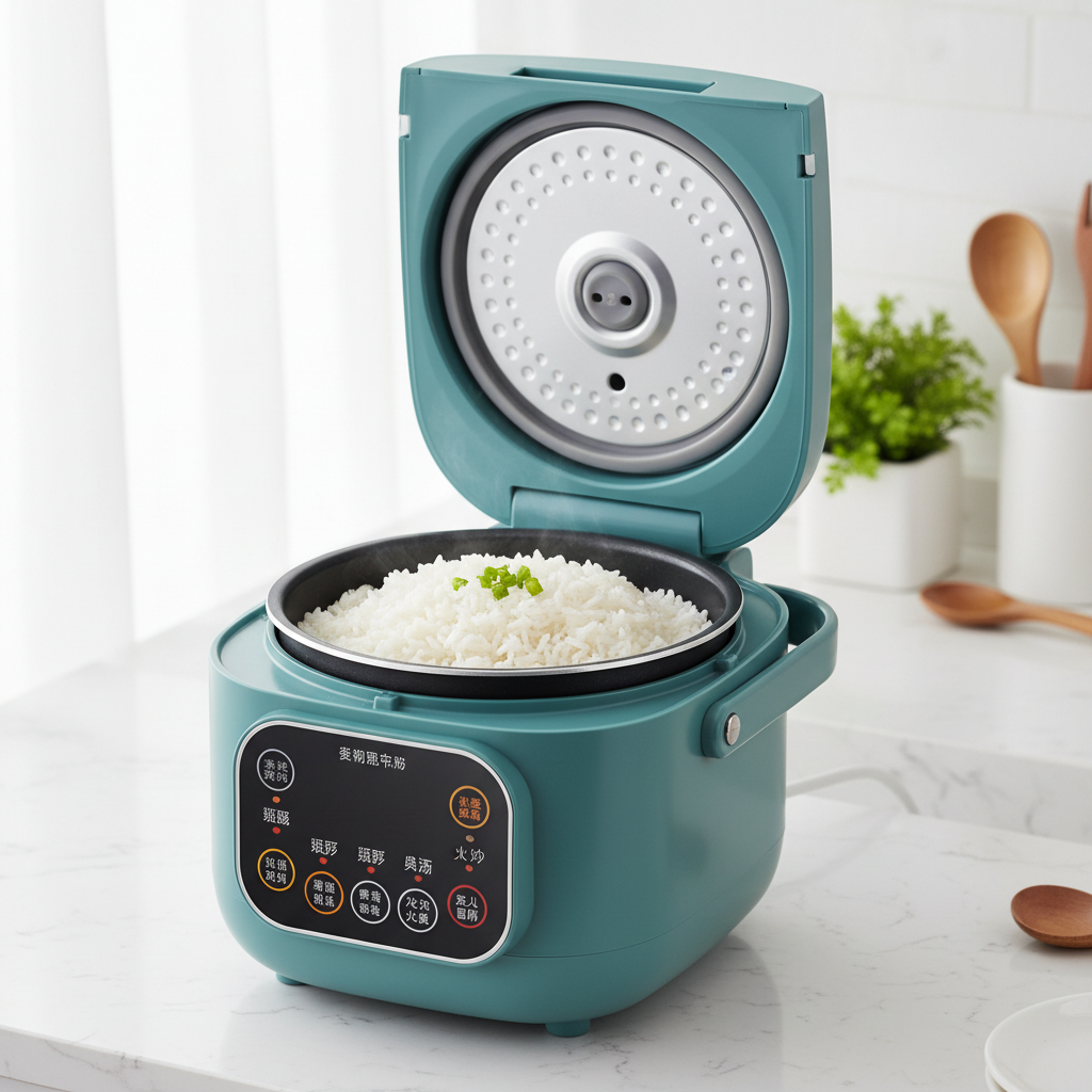 Electric Rice Cooker - Open Lid