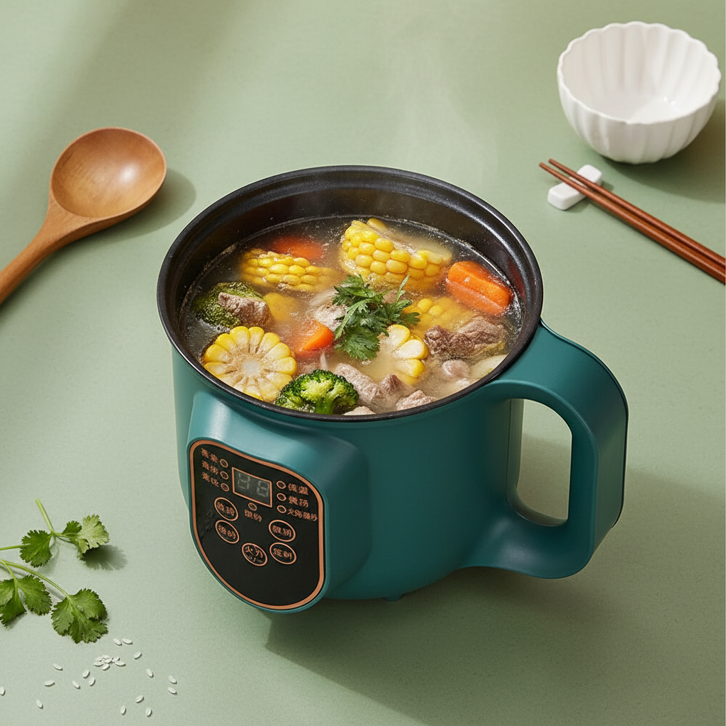 Electric Rice Cooker - Sage Green